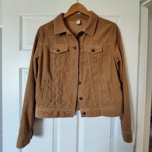 Old Navy Cropped Corduroy Jacket